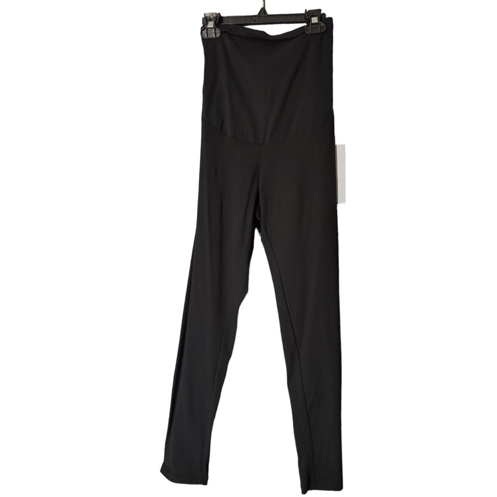Motherhood Maternity Leggings XS Women Secret Fit Belly‎ Black Stretch Norm Core
